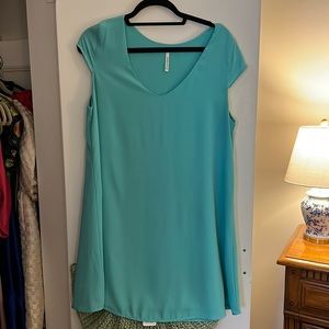 Turquoise dress